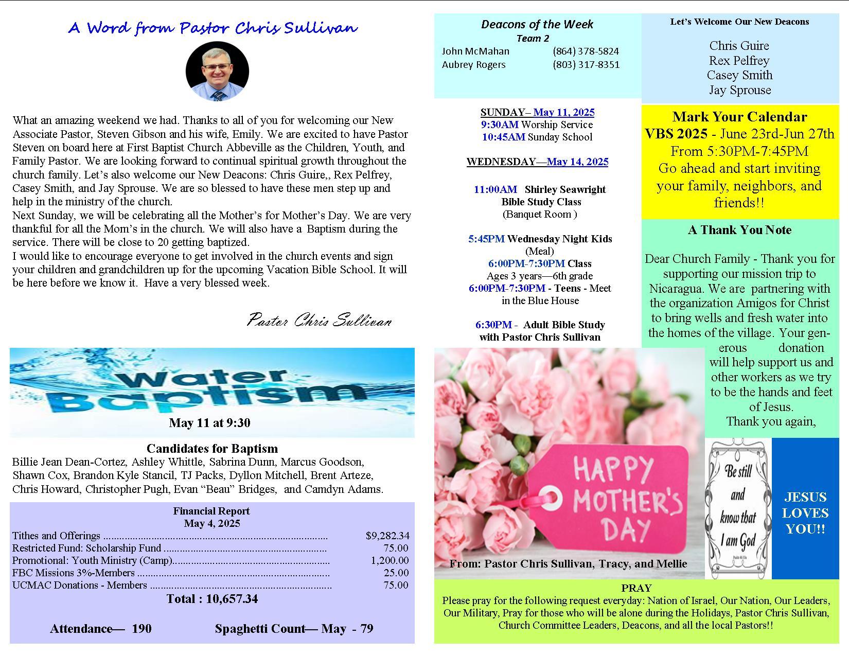 05-11-2025 Newsletter