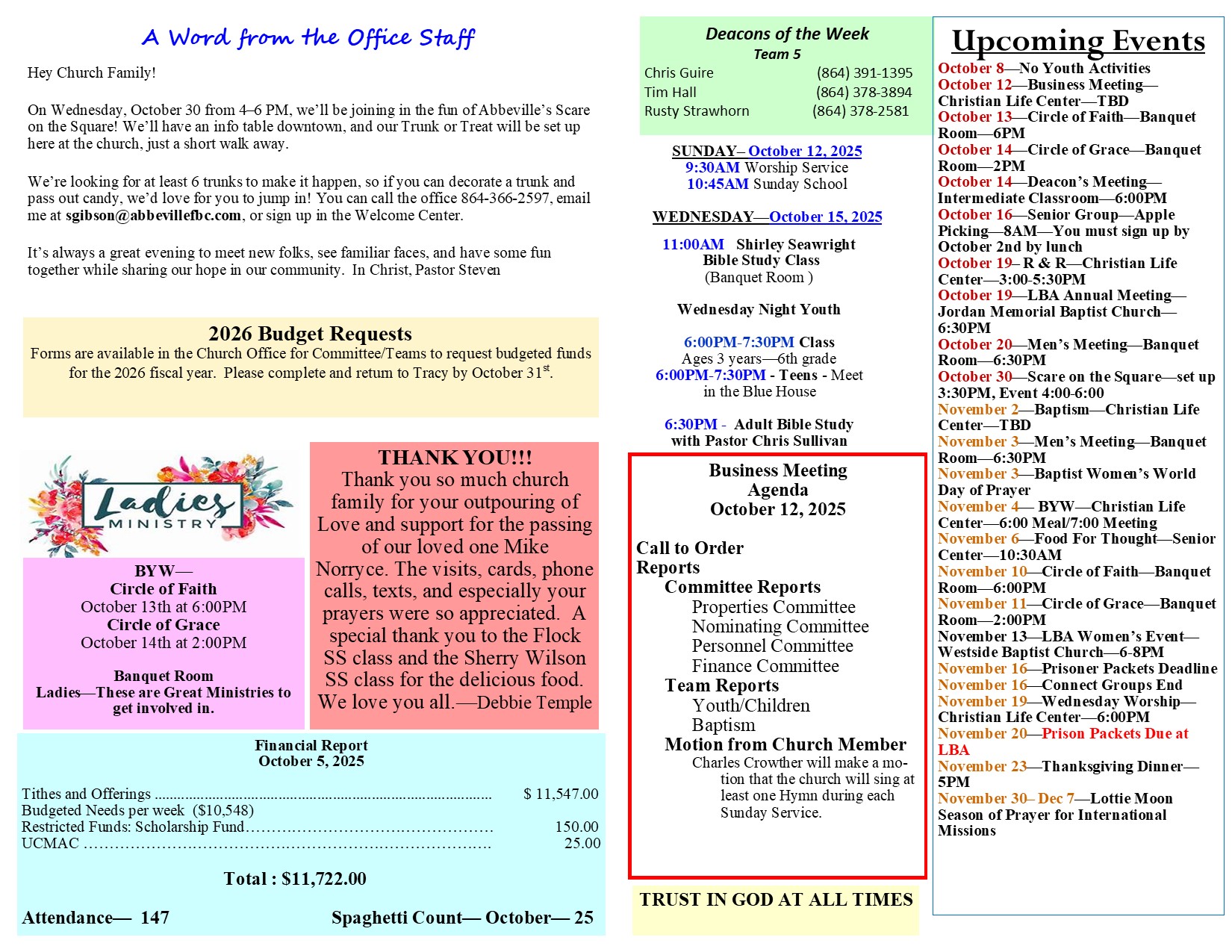 10-12-2025 Newsletter